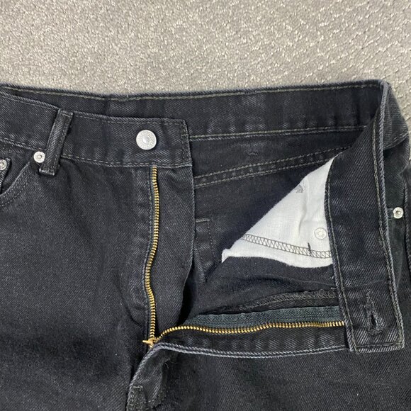 Levi's 505 Regular Leg Fit Straight Jeans Men's 38 x 30 Fit 36.5 x 29 Black 0260 - Picture 3 of 14